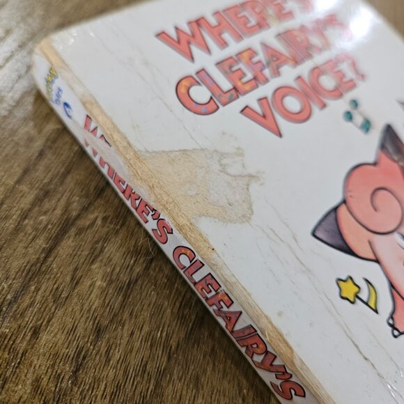 Where's Clefairy's Voice Pokemon Vintage Hardcover Tales 6 Fairy 1999 Book - Picture 3 of 11